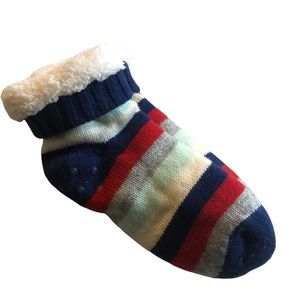 NWOT, Indigo FAM JAM KIDS READING SOCKS STRIPES